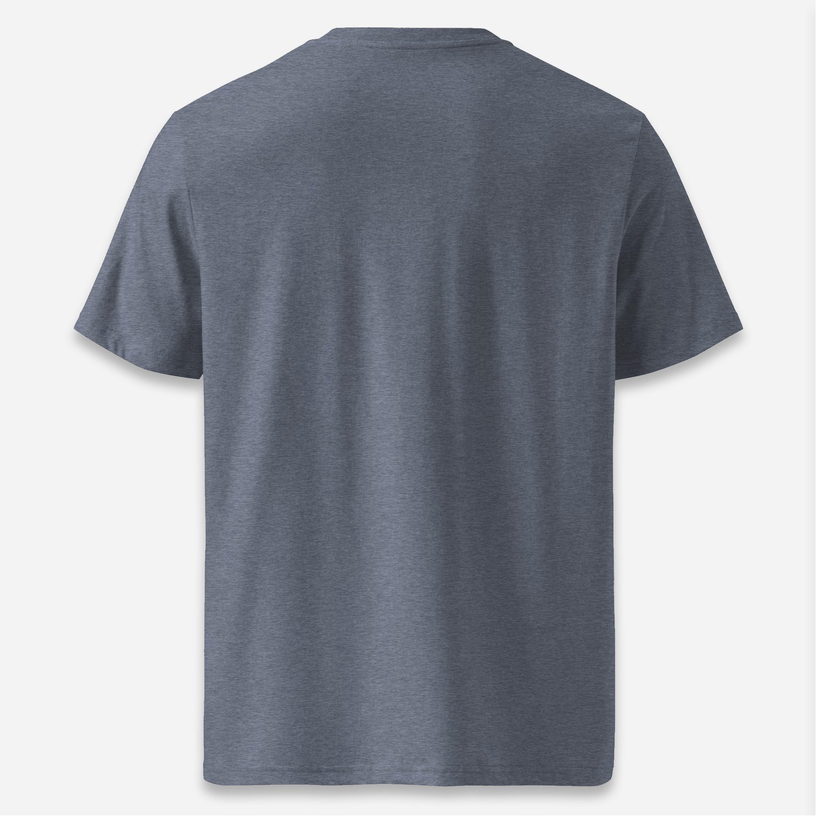 Loop Camiseta azul jaspeado oscuro Obsett Classic espalda mujer (No logo)