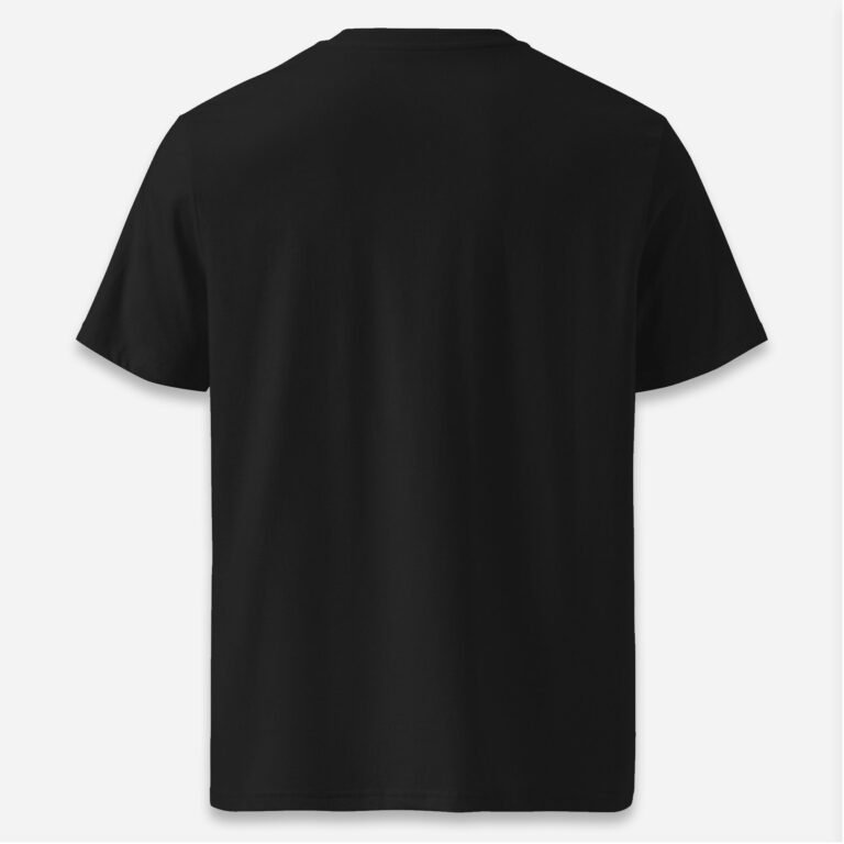 Camiseta negra Obsett Classic espalda mujer dos (No logo)
