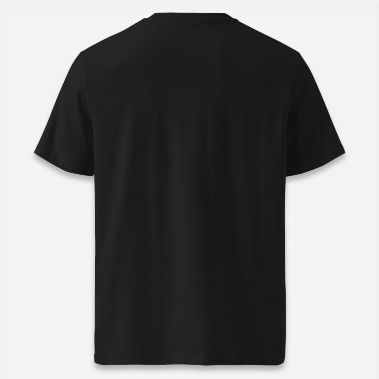 Camiseta negra Obsett Classic espalda hombre (No logo)