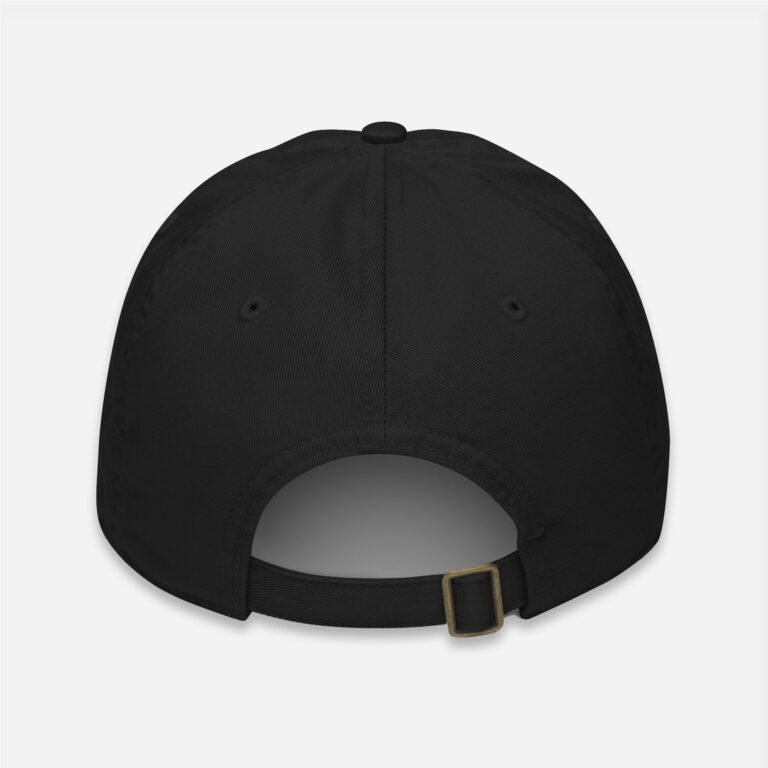 Loop Gorra negra estilo beisbol obsett classic bordado vista frontal (Logo blanco)