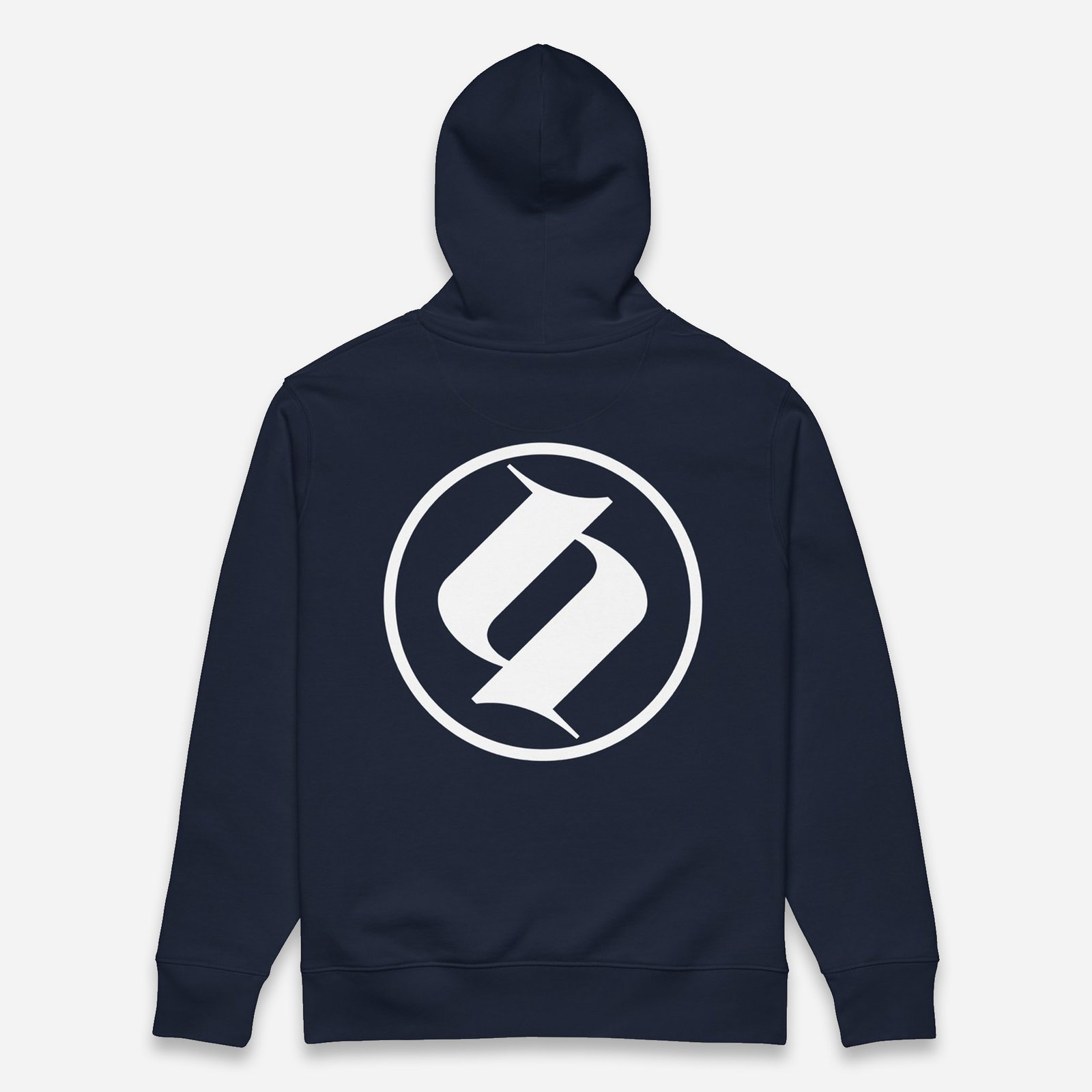 Loop Sudadera marino Obsett Classic impresión espalda hombre (Logo blanco)